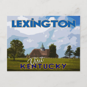 Lexington, besuchen Sie Kentucky.. Postkarte