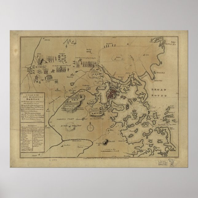 Lexington, Concord & Siege of Boston Poster (Vorne)