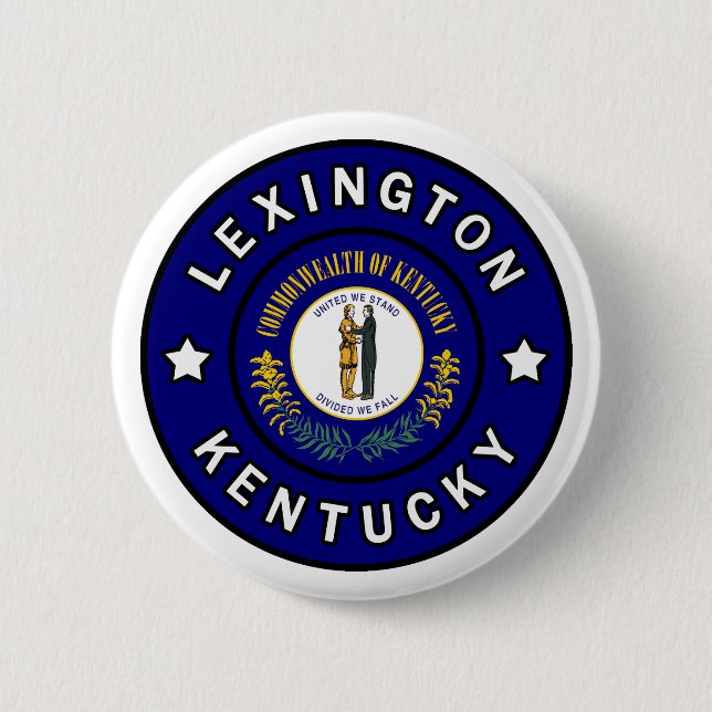 Lexington Kentucky Button (Vorderseite)