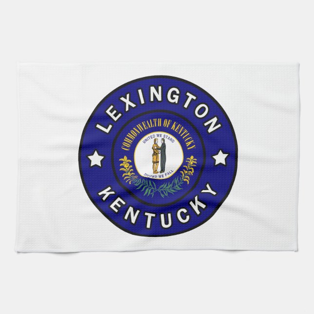 Lexington Kentucky Geschirrtuch (Horizontal)