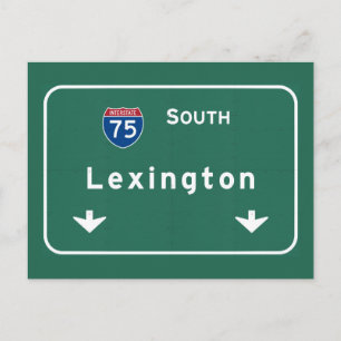 Lexington Kentucky Interstate Highway Freeway : Postkarte