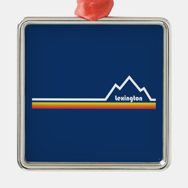Lexington, Kentucky Ornament Aus Metall (Vorne)
