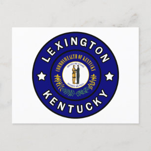 Lexington Kentucky Postkarte