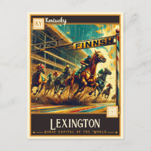 Lexington, Kentucky Vintage Postkarte