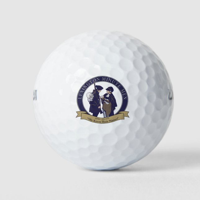 Lexington Minute Men Golfbälle (Vorderseite)