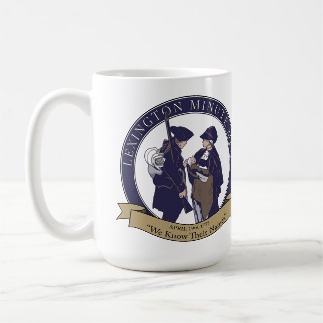 Lexington Minute Men Tasse (Links)