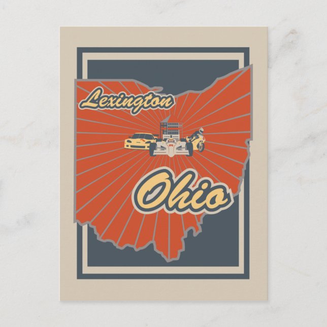 Lexington, Ohio Postcard - Travel Postcard Postkarte (Vorderseite)