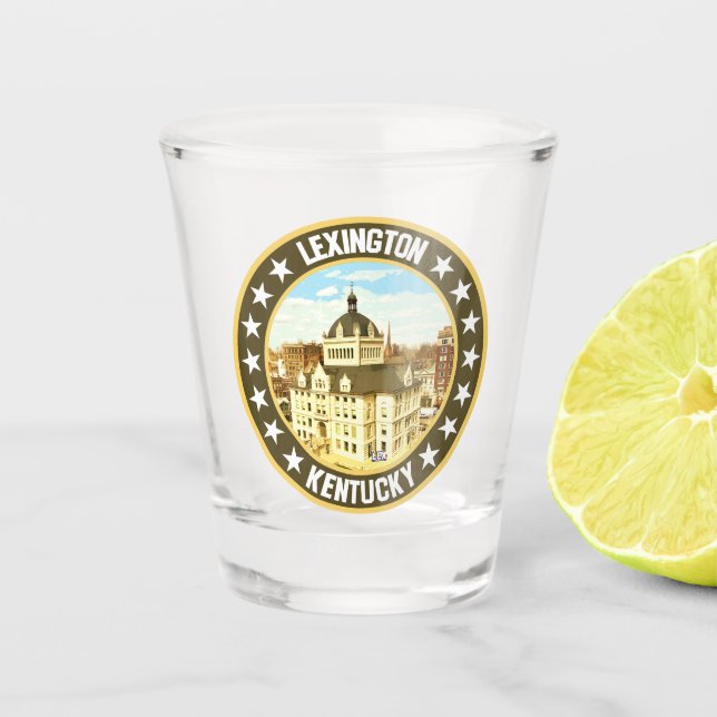 Lexington Schnapsglas (Vorderseite)