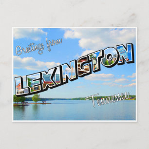 Lexington, TN Postcard Postkarte