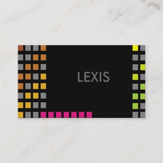 Lexis Business Cards Visitenkarte (Vorderseite)