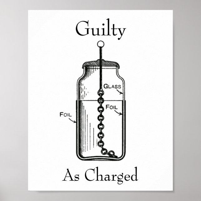 Leyden Jar Guilty als angeklagt Poster (Vorne)
