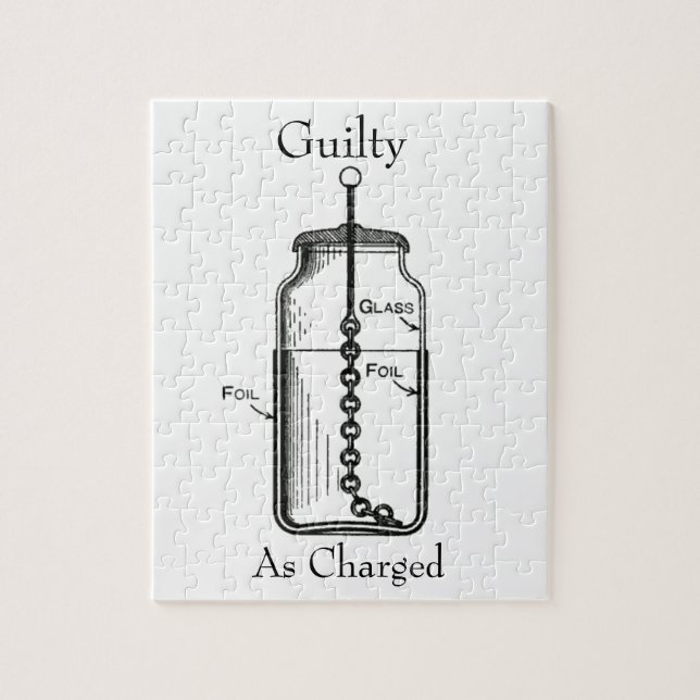 Leyden Jar Guilty als angeklagt Puzzle (Vertikal)