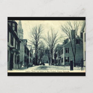 Leyden St Pilger Plymouth MA c1908 Postkarte