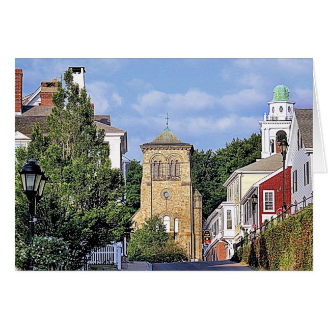 Leyden Street mit Blick auf den Stadtplatz (Vorderseite (Horizontal))
