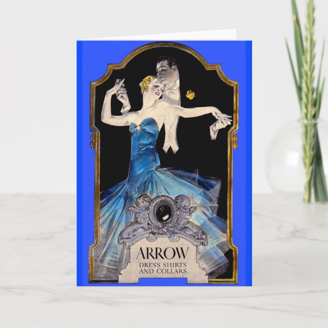 Leyendecker Arrow-Shirt der 1920er Jahre und Nr. 1 Karte (Vorderseite)