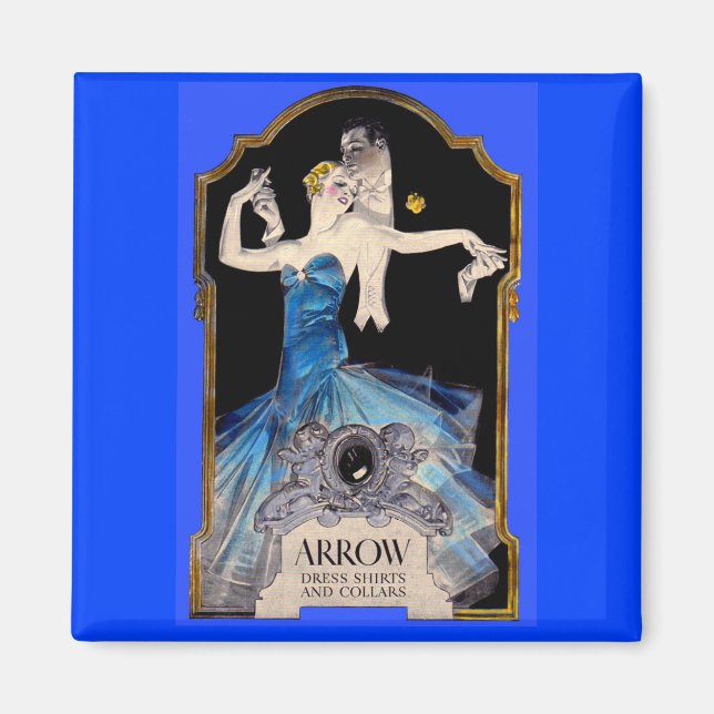 Leyendecker Arrow-Shirt der 1920er Jahre und Nr. 1 Magnet (Vorne)