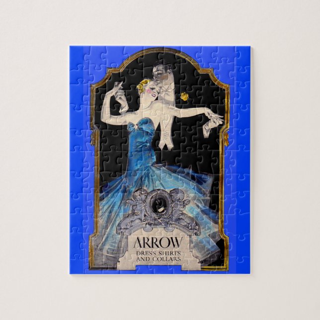 Leyendecker Arrow-Shirt der 1920er Jahre und Nr. 1 Puzzle (Vertikal)
