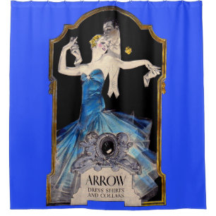 Leyendecker Arrow-Shirt der 20er Jahre und Nr. 1 Duschvorhang