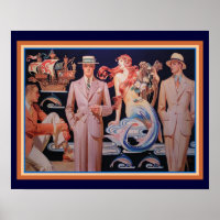 Leyendecker Art Deco Mode Print 16 x 20
