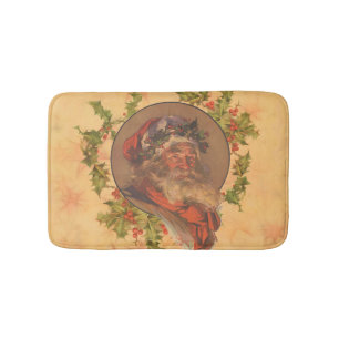 Leyendecker Weihnachtsmann Antik Viktorianisch Badematte