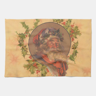Leyendecker Weihnachtsmann Antik Viktorianisch Geschirrtuch