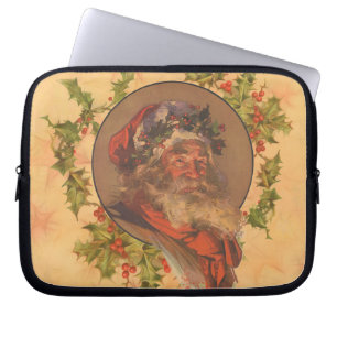 Leyendecker Weihnachtsmann Antik Viktorianisch Laptopschutzhülle