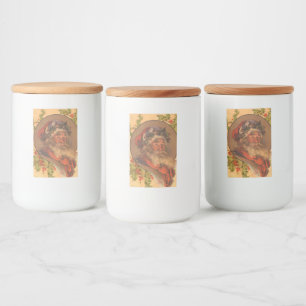 Leyendecker Weihnachtsmann Antik Viktorianisch Lebensmitteletikett