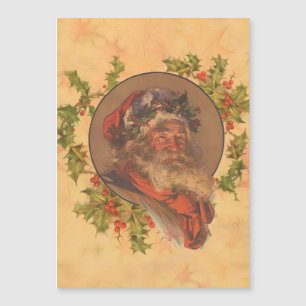Leyendecker Weihnachtsmann Antik Viktorianisch Magnetkarte