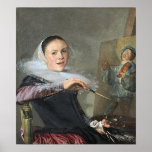 Leyster - Selbstportrait Poster