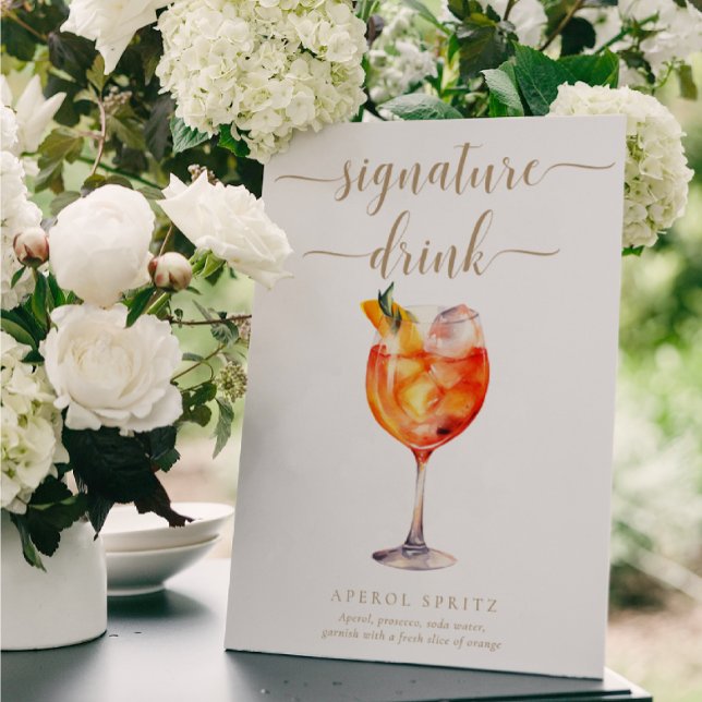 Leyton Gold Modernes Minimal Signature Drink Zeich Poster (Von Creator hochgeladen)