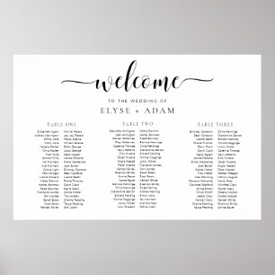 Leyton Minimal 3 Bankett-Tischplatine Poster