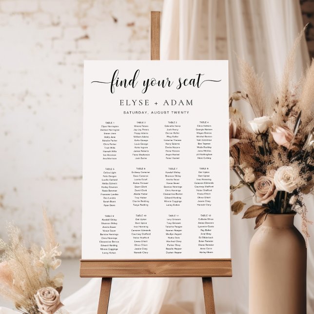 Leyton Modern Minimal 12 Tischplatinen Poster (Von Creator hochgeladen)