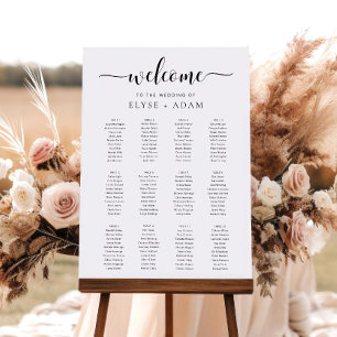 Leyton Modern Minimal 12 Tischplatinen Poster