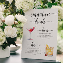 Leyton Moderne Minimal Signature Drinks Zeichen