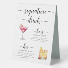 Leyton Moderne Minimal Signature Drinks Zeichen