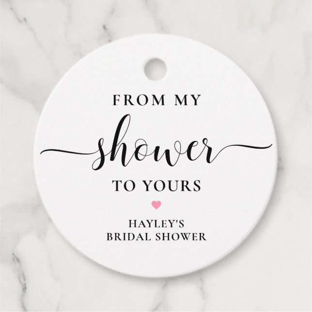 Leyton von meiner Dusche zu deiner Seife Geschenkanhänger (Vorderseite)