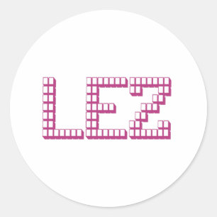 LEZ RUNDER AUFKLEBER