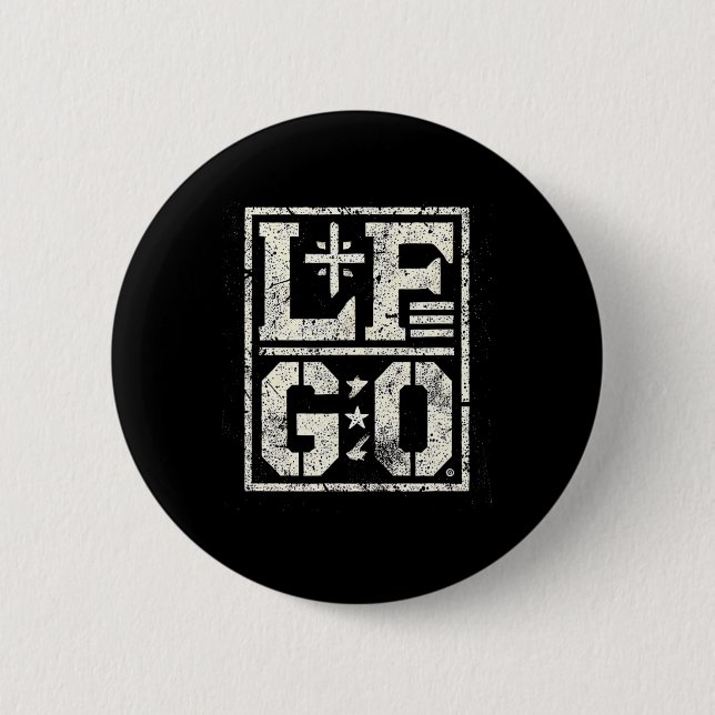 Lf Go Funny Motivierend Button (Vorderseite)