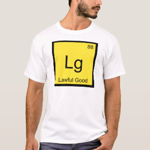 Lg - Gesetzlich Gutes Chemie-Element-Symbol Lustig T-Shirt