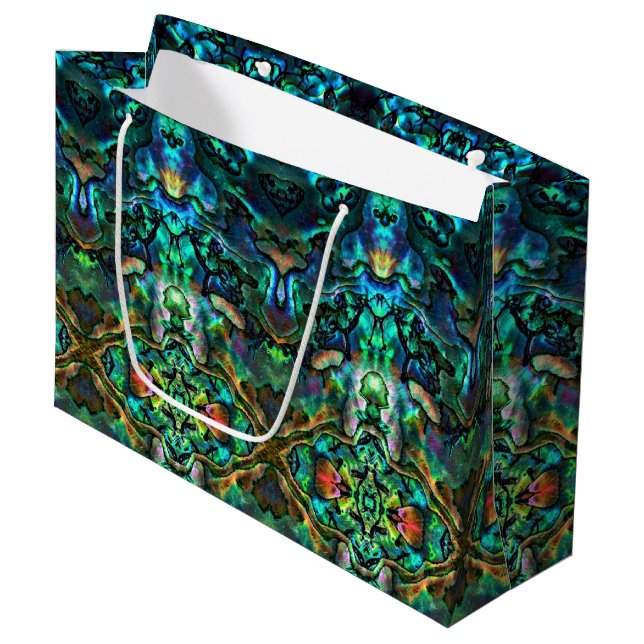 LG Gift Bag Abalone Große Geschenktüte (Vorderseite Schrägansicht)