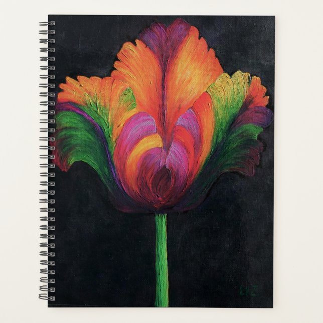 LG Planner Rainbow Parrot Tulip Planer (Vorderseite)