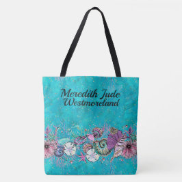 LG. Schöner Strand überall über Print Tasche sehen