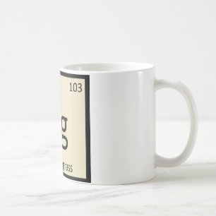 Lg - Zitronengras Chemie Periodensystem-Symbol Tasse