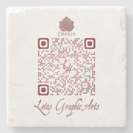 LGA QRcode Steinuntersetzer