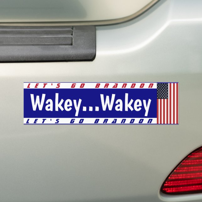LGB FJB Wakey Wakey Autoaufkleber (Auf Auto)
