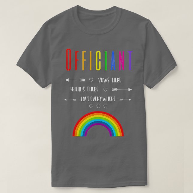 LGB-Liebe überall auf Hochzeitsebene  T-Shirt (Design vorne)