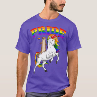 LGB Sea Otter Unicorn Gay Pride Rainbow LGBQ Cute  T-Shirt