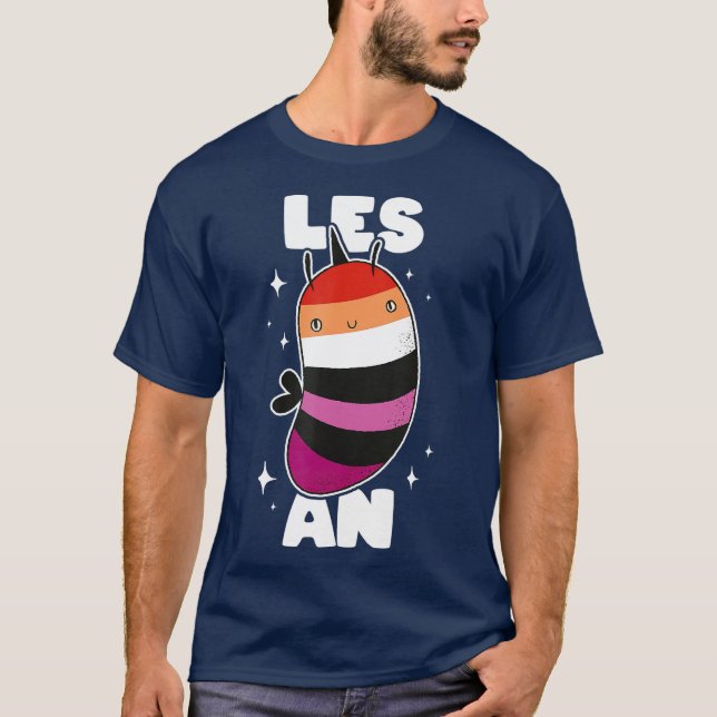 LGB Wlw Pride Flag Les ist ein schwul-lesbisches A T-Shirt (Vorderseite)