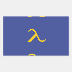 LGBT-Aktivismus Rechteckiger Aufkleber