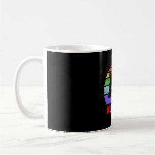 Lgbt Alcat be Kind Gay Rainbow Funny Lgbtq Kaffeetasse